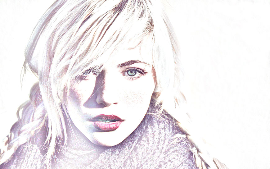 素描效果:用PS制作人像彩色铅笔画效果,PS教程,思缘教程网