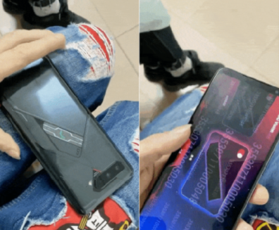 图片[1]-华硕ROG4游戏手机工程机曝光：后盖副屏是亮点-玩转网