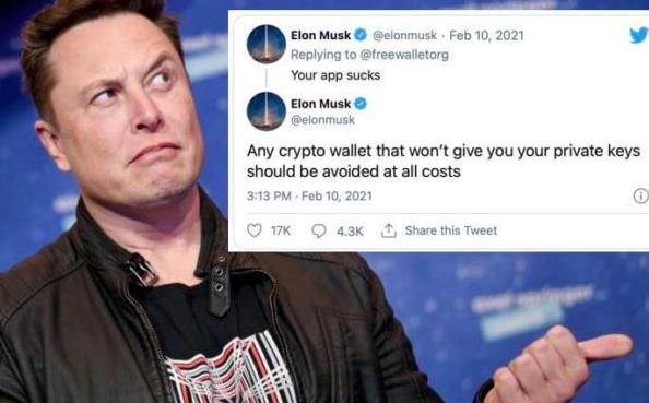 马斯克个人持有比特币但被锁住了?推特怼加密钱包:请解锁我的账号-玩转网