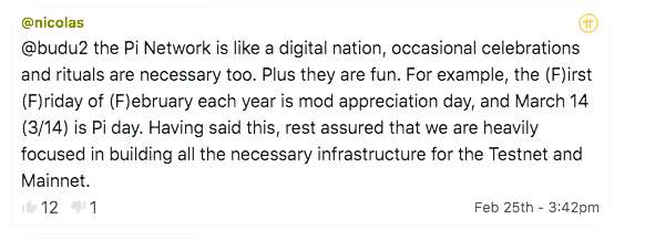 图片[2]-最新：Pi币创始人透露目前有7500个节点在测试，下半年主网见！-玩转网