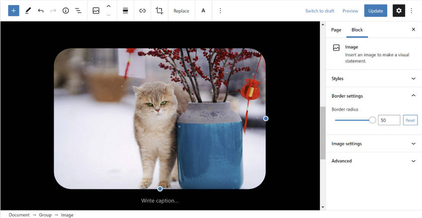 图片[4]-Gutenberg 9.9为社交图标添加颜色选项，为图像包括圆角边框，并更改主题JSON格式-玩转网