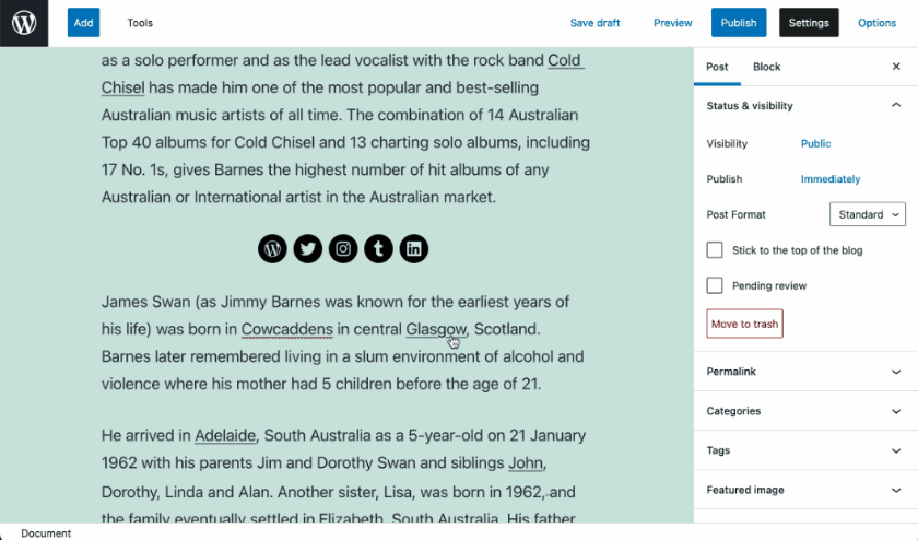 图片[3]-Gutenberg 9.9为社交图标添加颜色选项，为图像包括圆角边框，并更改主题JSON格式-玩转网