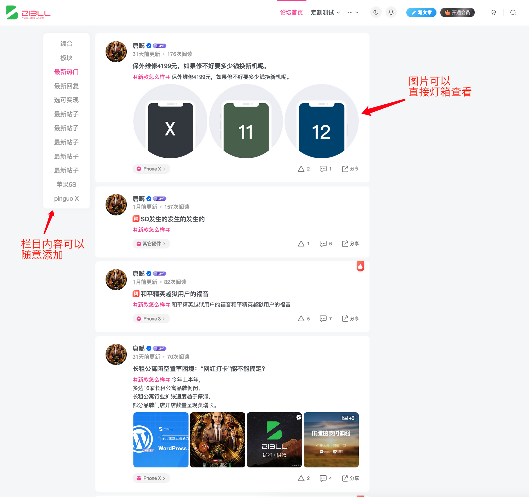 图片[1]-子比主题论坛系统以及全新V6开发进度汇报[更新预告]-玩转网