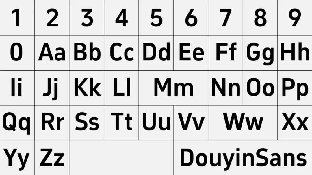 图片[13]-抖音美好体！字节跳动推出的免费可商用开源中文字体-玩转网