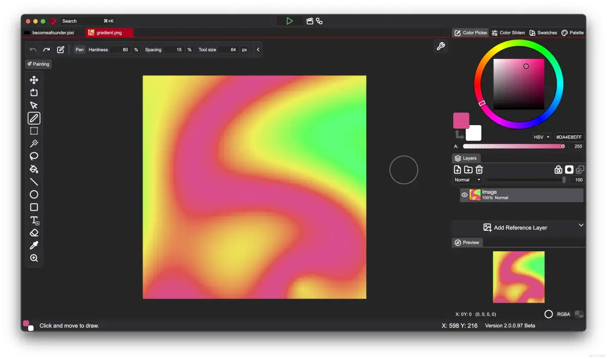 图片[1]-很强！一款基于 .NET 构建、功能强大、通用的 2D 图形编辑器-PixiEditor-玩转网