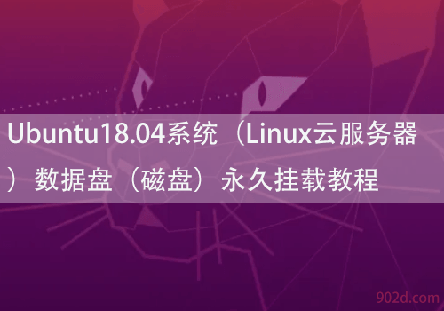 Ubuntu18.04系统（Linux云服务器）数据盘（磁盘）永久挂载教程-玩转网