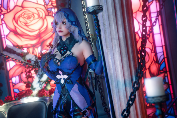 图片[8]-COSPLAY|星穹铁道黑天鹅COS，这黑丝真奈斯啊~@鹿八岁baby-玩转网