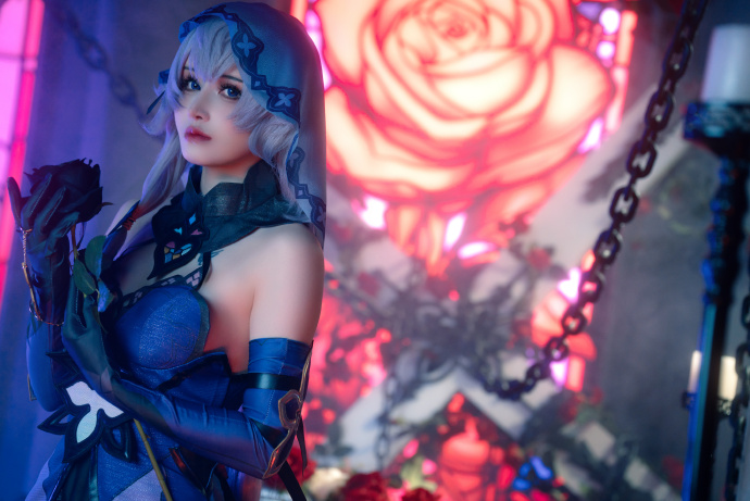 图片[7]-COSPLAY|星穹铁道黑天鹅COS，这黑丝真奈斯啊~@鹿八岁baby-玩转网