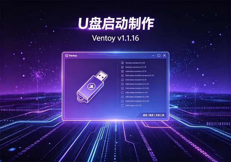 Ventoy 1.1.16 新版下载电脑重装系统U盘启动制作-玩转网