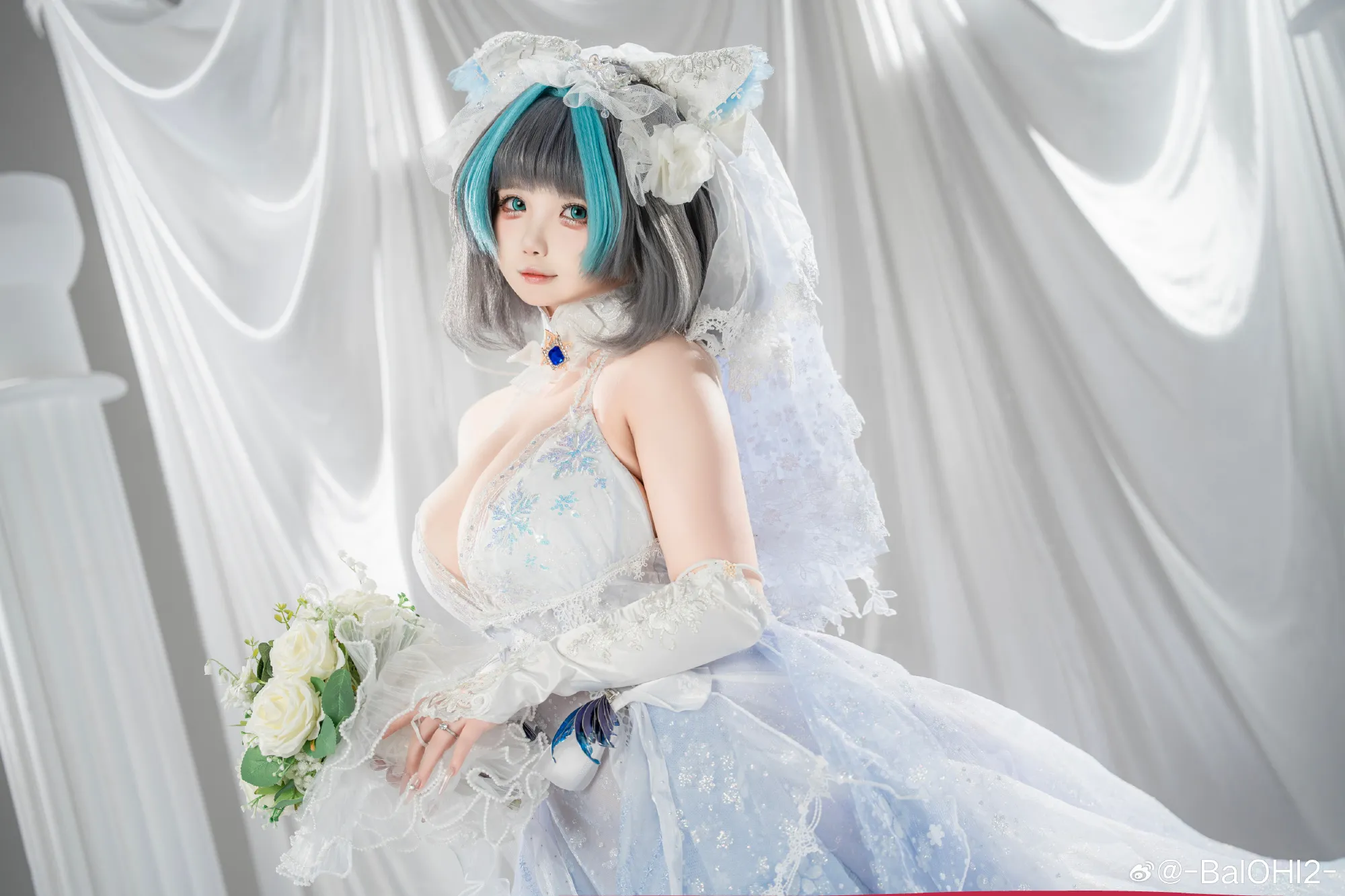 图片[1]-COSPLAY 今天你的目光要一直为我停留哦，亲~爱~的~！碧蓝航线 柴郡@氢氧化钡--玩转网