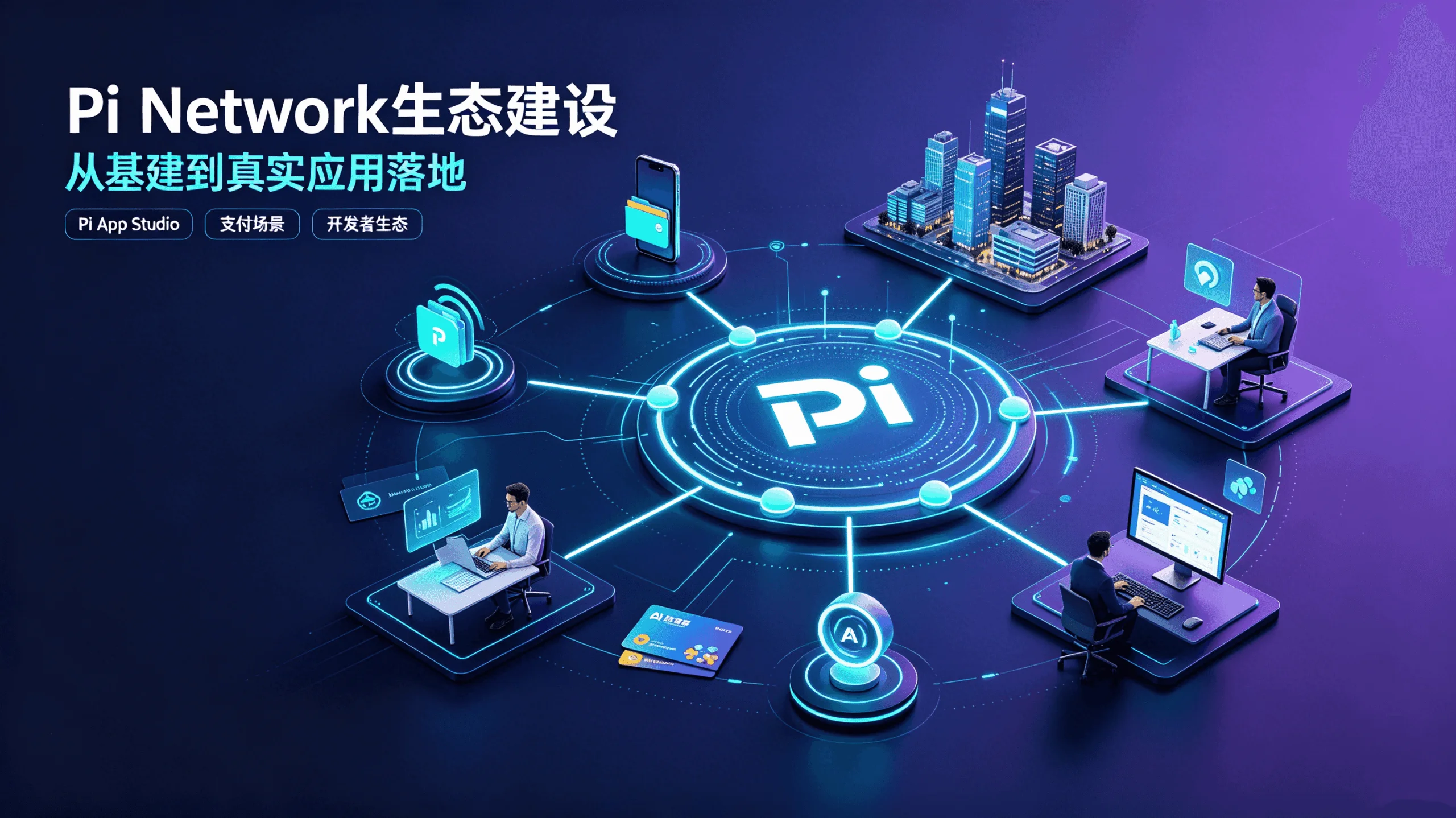 图片[2]-Pi Network生态迈入商用新纪元：依托App Studio破局，真实应用落地决定长期价值-玩转网