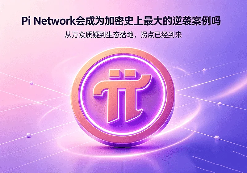 Pi Network会成为加密史上最大的逆袭案例吗?从万众质疑到生态落地,拐点已经到来-玩转网