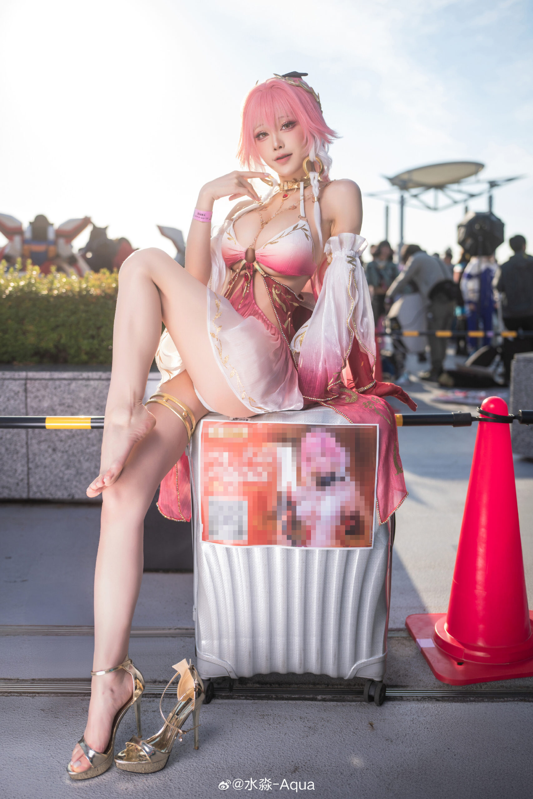 图片[1]-Cosplay 日本Comic Market107场照✨鸣潮 长离 @水淼-Aqua-玩转网