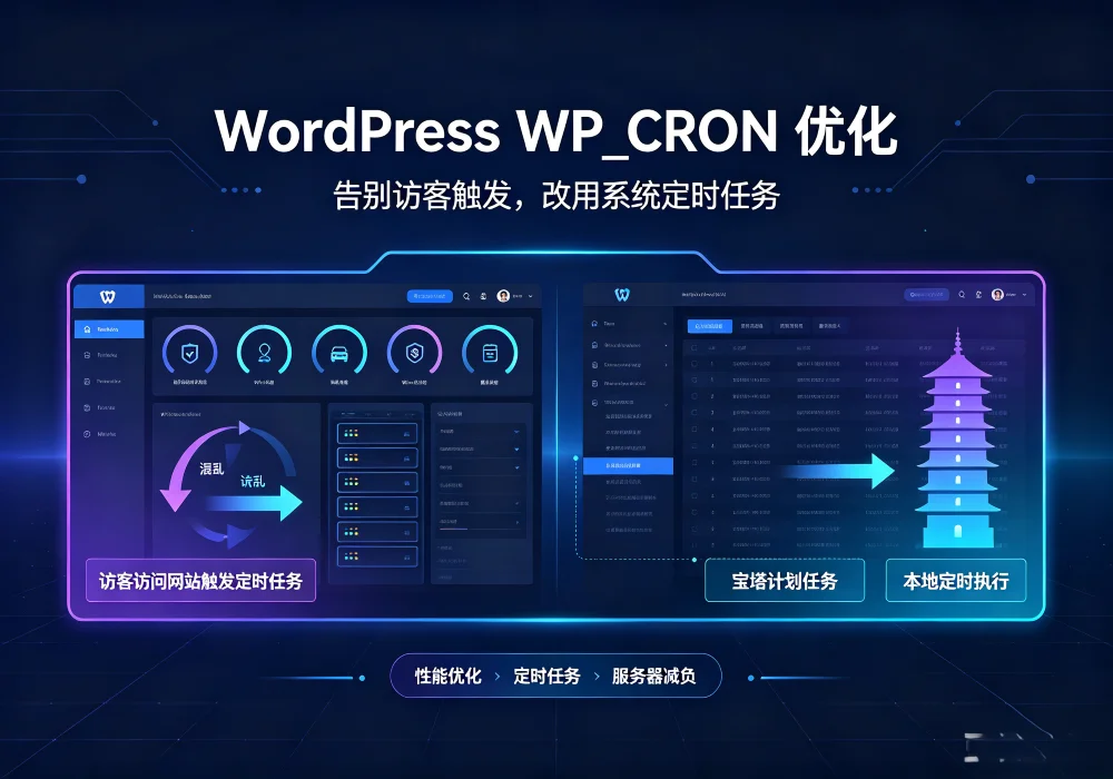 图片[1]-WordPress 性能优化教程：彻底解决 wp-cron 占用服务器资源