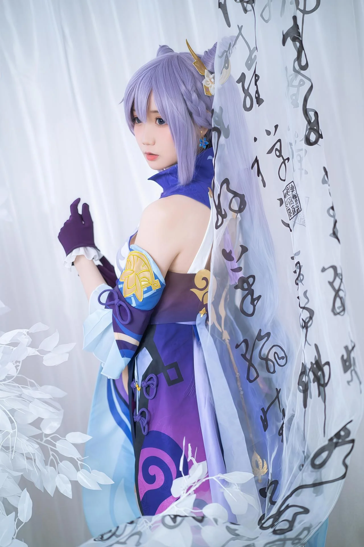 图片[12]-[cosplay] 焖焖碳 – 刻晴：刻晴角色还原美腿-玩转网