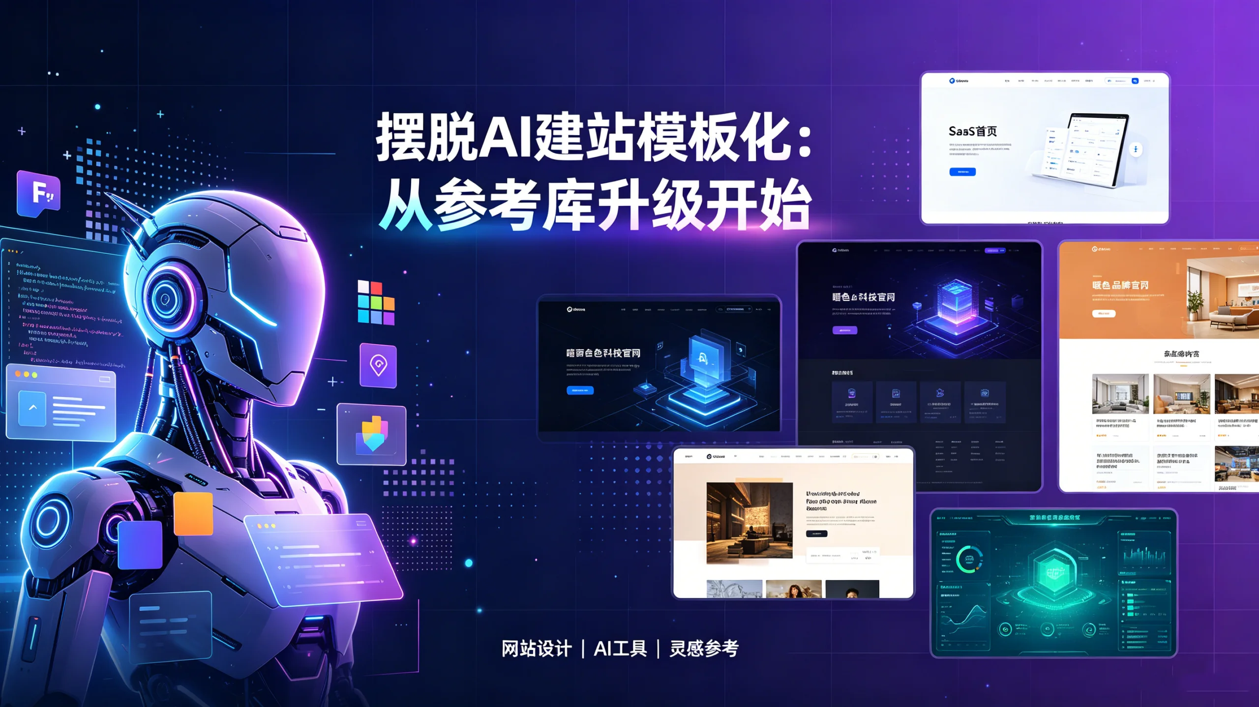 图片[1]-AI 建站避坑：用好网页灵感参考库，打造非模板化高端网站